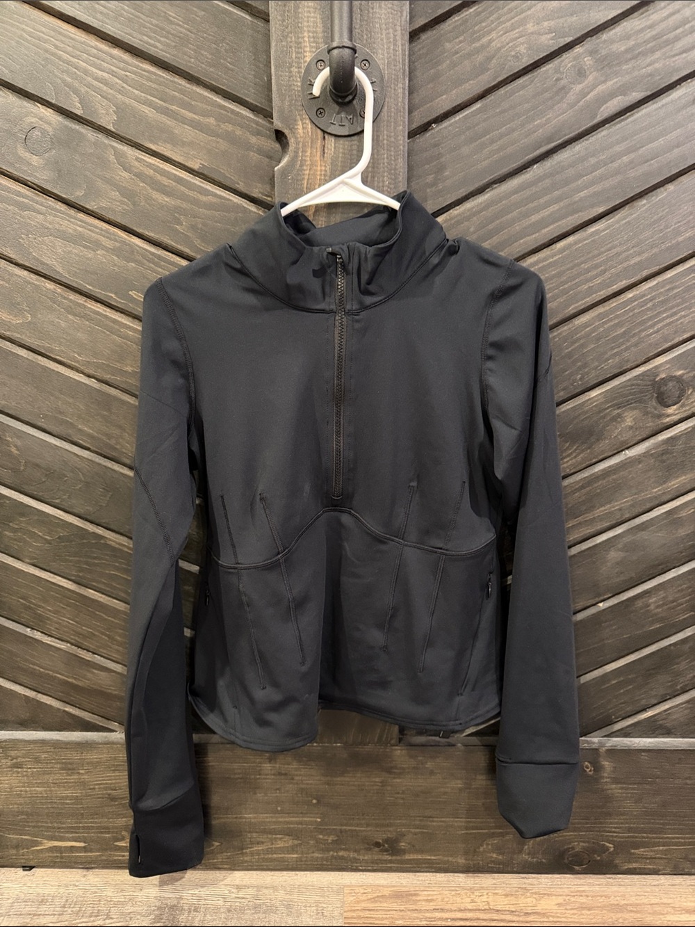 FP Movement by Free People Black Half-Zip Utility Pullover Jacket